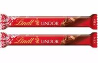 Lindt lindor milk молочный шоколад, 2 штуки, 2х38 гр (из Финляндии)