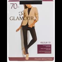 Колготки Glamour Velour, 70 den, размер 3, черный