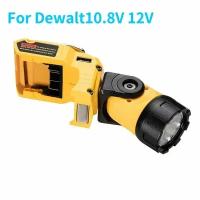 Ручной фонарь для Dewalt 10,8 В - 12 В литий-ионный аккумуляторов, с USB-портом, с магнитом