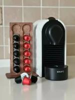 Деревянный настольный держатель для кофейных капсул Nespresso