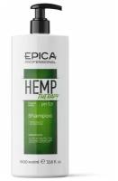 EPICA Professional Hemp therapy Шампунь для волос с AH и BH кислотами 1000мл