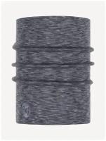 Теплый шерстяной шарф-труба Buff Wool heavyweight Fog Grey Multi Stripes