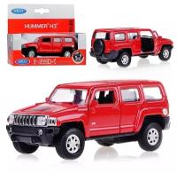 Игрушка модель машины Welly 1:34-39 Hummer H3 красный