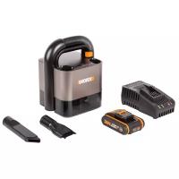 Аккумуляторный пылесос WORX WX030 20В, 2Ач х1, ЗУ, коробка