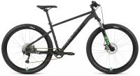 Велосипед Forward Sporting 27,5 XX 2021 рост 19" черный матовый/ярко-зеленый
