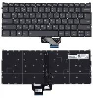 Клавиатура для ноутбука Lenovo IdeaPad 720S-13IKB, Русская, черная с подсветкой