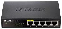 Коммутатор D-Link DGS-1005PA1A 5G 4PoE 60W неуправляемый