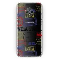 Силиконовый чехол Visa stamps 1 на Doogee X95 / Дуги X95