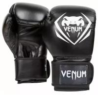 Боксерские перчатки тренировочные Venum Contender - Black (14 oz)