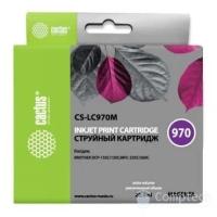 Картридж струйный Cactus CS-LC970M пурпурный (20мл) для Brother MFC-260c/235c/DCP-150c/135c