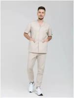 Блуза медицинская мужская Cameo 8-1367[k], цвет Silver Lining, размер 44, рост 176
