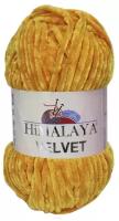 Пряжа плюшевая, велюровая Himalaya Velvet (Хималая вельвет) 100г/120м, 100% микрополиэстер, 1 моток