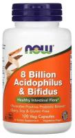 Капсулы NOW 8 Billion Acidophilus&Bifidus, 120 шт