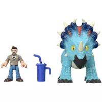 Игровой набор Imaginext GMR17Jurassic World Пахиринозавр и Лаури