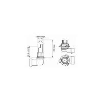 Лампа накаливания фара дальнего света лампа накаливания Bosch 1987302153 HB4 12V51WHB4PURELIGHT E126Z HB4P22D Bmw 3