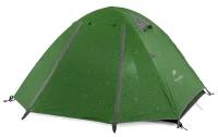 Палатка Naturehike P-Series Aluminum Pole Tent With New Material 210T65D Embossed Design 4 Man Forest Green