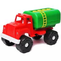 Водовоз машинка с цистерной черная MAXIMUS грузовик игрушка большой / машина каталка для мальчиков / машинка каталка детская / самосвал игрушечный / игрушки для песочницы