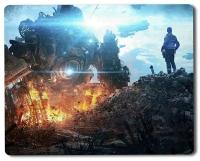 Геймерский коврик Titanfall тайтанфолл, титанфолл, игра, персонажи, пейзаж, игровой мир, экзоскелет, трансформеры-2