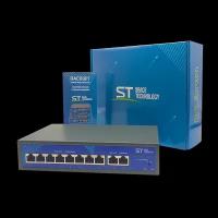 Коммутатор POE switch 8-ми канальный ST-S84POE (2M/120W/A)