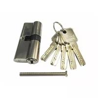 Евроцилиндр для дверей ключ-ключ dormakaba CBR-1 60 (30х30), никель