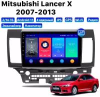 Автомагнитола Dalos для Mitsubishi Lancer X (2007-2013), Android 11, 2/16 Gb, Wi-Fi