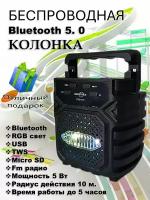 Портативная беспроводная колонка Bluetooth с FM радио