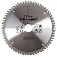 Диск пильный твердосплавный Hammer Flex 210х30 мм, 64 зуб