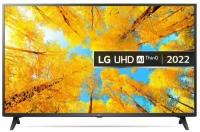 Телевизор LG 43UQ75006LF, черный