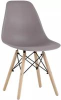 Стул для кухни Eames DSW Style, 1 шт, серый