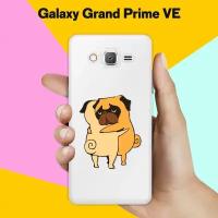 Силиконовый чехол на Samsung Galaxy Grand Prime VE Мопсы / для Самсунг Галакси Гранд Прайм ВЕ Дуос