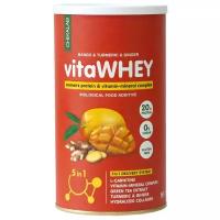 CHIKALAB Протеиновый коктейль без сахара vita WHEY с витаминами и минералами "Манго - Имбирь - Куркума, 462г