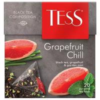 Чай черный TESS Grapefruit Chill в пирамидках картон 20 шт