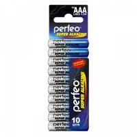 Батарейки Perfeo ААА 10 шт в пленке Super Alkaline