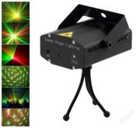 Домашний лазерный проектор светомузыка Laser Stage Lighting Double