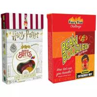 Конфеты Jelly Belly коробка Гарри Поттера Bertie Bott's 35 гр. + Ассорти Bean Boozled Flaming Five 45 гр. (2 шт.)