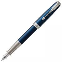 PARKER перьевая ручка Sonnet Core F539, 1931533, черный цвет чернил, 1 шт