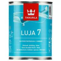 Краска акриловая Tikkurila Luja 7 влагостойкая моющаяся матовая белый 0.9 л 1.26 кг