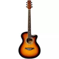 Акустическая гитара Flight F-230C SB оранжевый sunburst