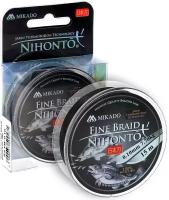 Плетеный шнур Mikado NIHONTO FINE BRAID 025 BLACK ( 15 м) Z21B-025