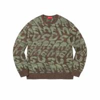 Supreme Stacked Sweater Brown (M)