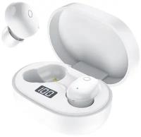 Bluetooth-наушники беспроводные вакуумные Borofone BW06 TWS White