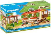 Конструктор Playmobil Конный клуб 70510 Дом на колёсах с приютом для пони