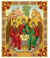 Алмазная вышивка Фрея "Икона Святой Троицы", 27x22