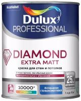 Краска водно-дисперсионная Dulux Diamond Extra Matt влагостойкая моющаяся глубокоматовая белый 1 л