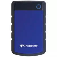 Внешний жесткий диск TRANSCEND StoreJet 1TB, 2.5", USB 3.0, синий, TS1TSJ25H3B