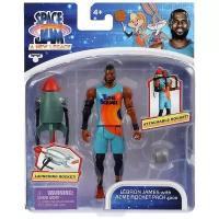 Фигурка Леброн Джеймс с ракетой (Space Jam: A New Legacy - Baller Action Figure - Lebron James with Acme Rocket Pack 4000)