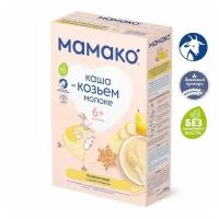 Каша мамако пшеничная с грушей и бананом на козьем молоке, 200г