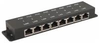 PoE-инжектор Osnovo Midspan-8/P пассивный на 8 портов