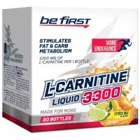 L-Карнитин жидкий Be First L-Carnitine Liquid 3300 mg 20 х 25 мл, Цитрусовый микс