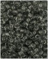 Японский бисер Toho, размер 11/0, цвет: Прозрачный черный бриллиант (9), 10 грамм